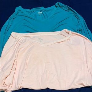 2 for 25 super soft long sleeve v-necks